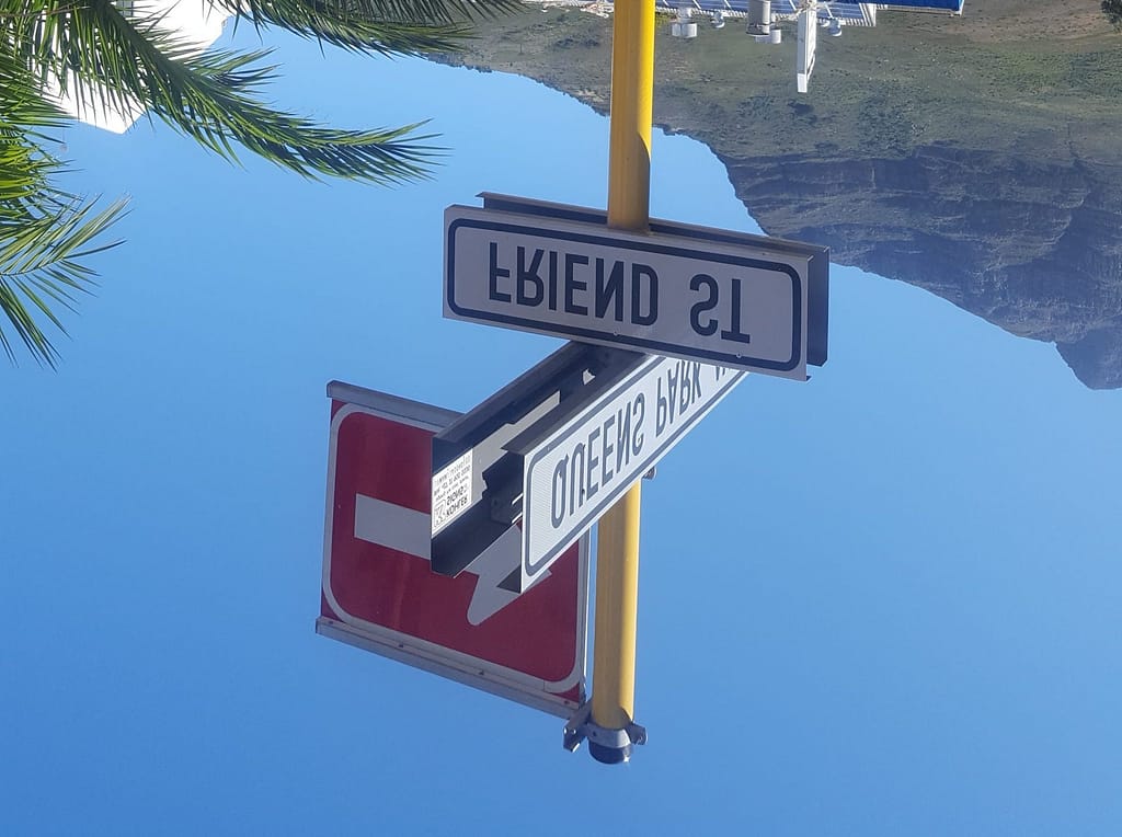 A street named Friend Street as a representation for episode 6 of not really radio