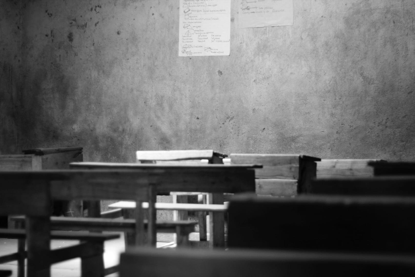 Empty classroom