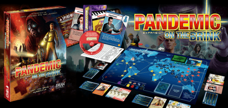 Pandemic the board game with on the brink expansion pack