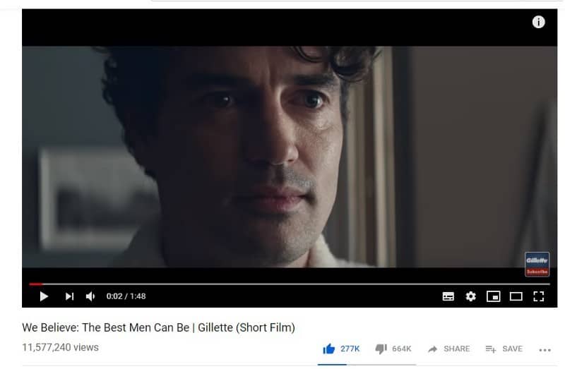 gillette likes vs dislikes