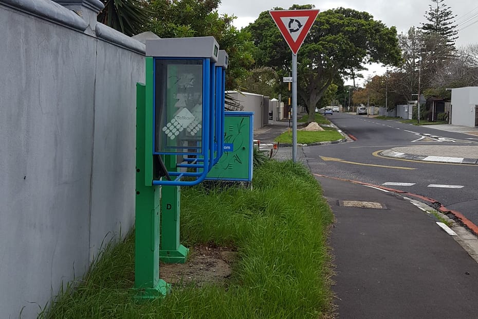 An abondoned Telephone box as a metaphor for online security